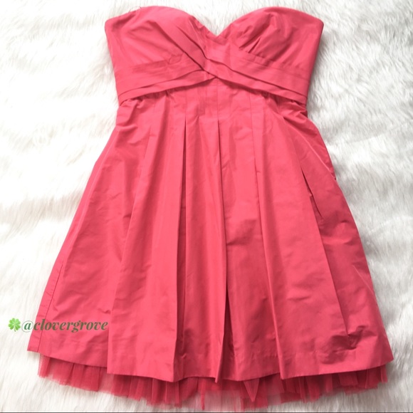 NWOT BCBG Maxazria Coral Strapless Dress  Size 6 - Picture 6 of 10